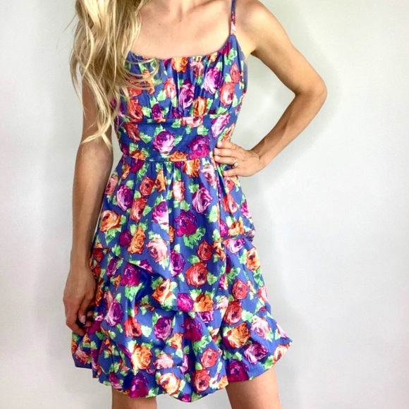 Size 10 Dress Barn Floral Dress - Picture 4 of 9